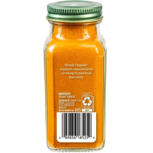 Simply Organic Turmeric Root, Ground 2.38 oz.