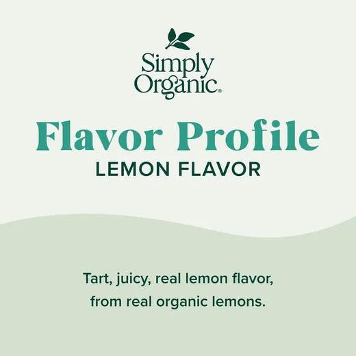 Simply Organic Lemon Flavor 2 fl. oz.