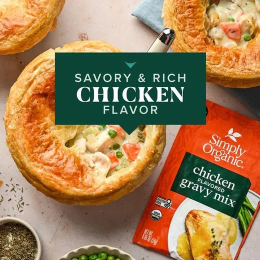 Simply Organic Chicken Flavored Gravy Mix 0.85 oz.