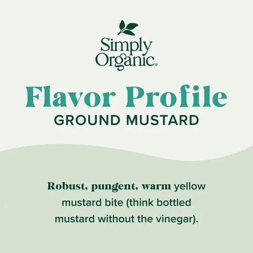 Simply Organic Mustard Seed, Ground 2.65 oz.