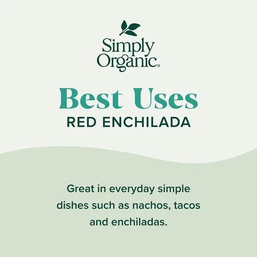Simply Organic Red Enchilada Simmer Sauce 8.00 fl. oz.