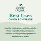 Simply Organic Onion & Chive Dip Mix 1.00 oz.