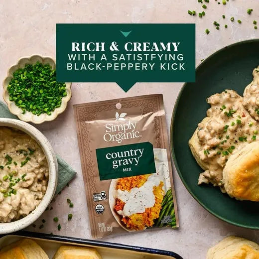 Simply Organic Country Gravy Mix 1.12 oz.