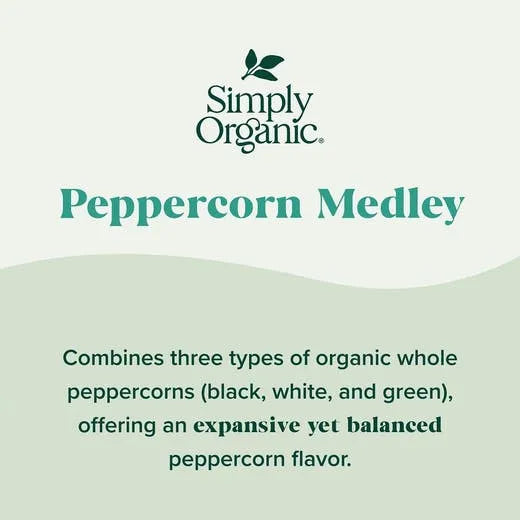 Simply Organic Peppercorn Medley 2.93 oz.