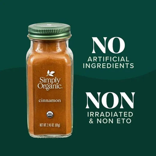 Simply Organic Cinnamon, Ground 2.45 oz.