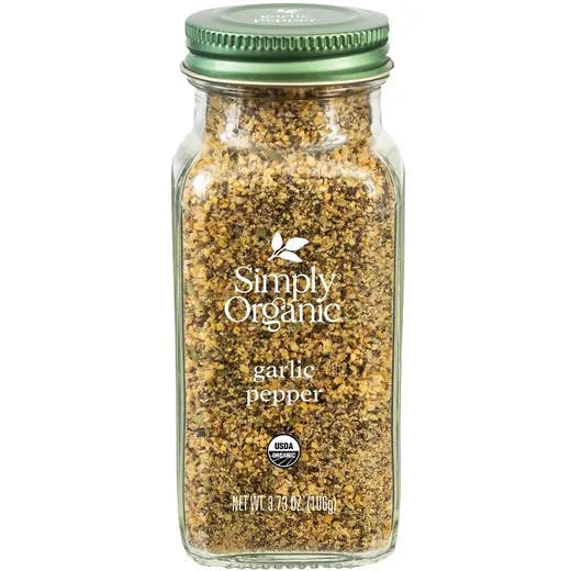 Simply Organic Garlic Pepper 3.73 oz.