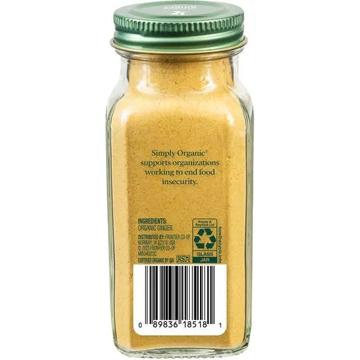 Simply Organic Ginger Root, Ground 1.64 oz.