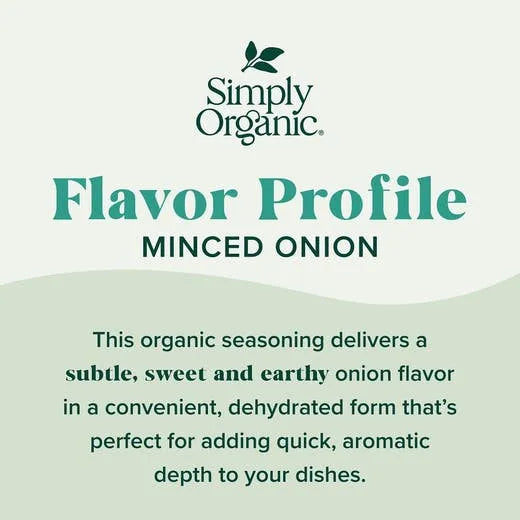 Simply Organic Minced Onion 2.21 oz.