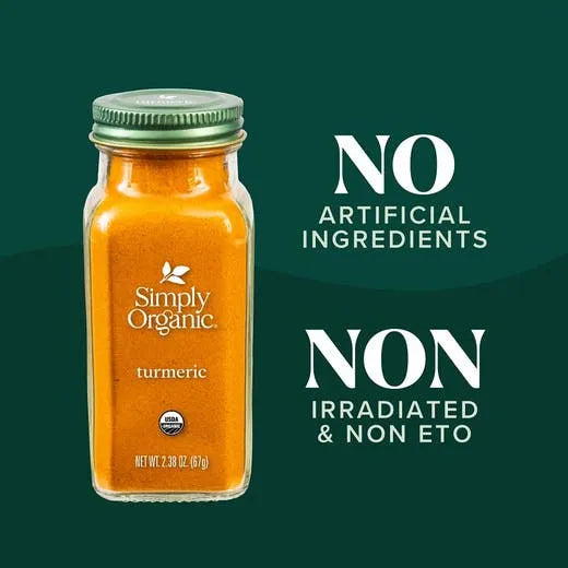 Simply Organic Turmeric Root, Ground 2.38 oz.
