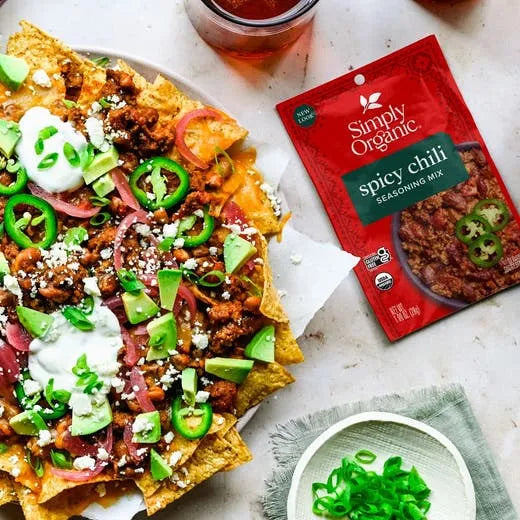 Simply Organic Spicy Chili Seasoning Mix 1.00 oz.