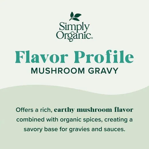Simply Organic Mushroom Gravy Mix 0.85 oz.