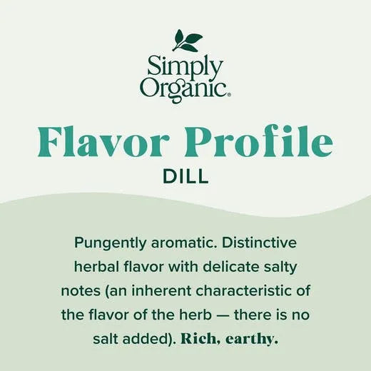 Simply Organic Dill Weed 0.81 oz.
