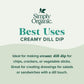 Simply Organic Creamy Dill Dip Mix 0.70 oz.