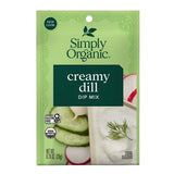 Simply Organic Creamy Dill Dip Mix 0.70 oz.