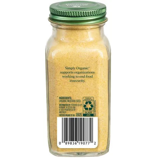 Simply Organic Mustard Seed, Ground 2.65 oz.