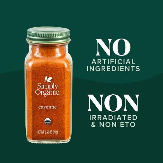 Simply Organic Cayenne Pepper 2.50 oz.