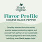 Simply Organic Black Pepper, Coarse Grind 2.47 oz.