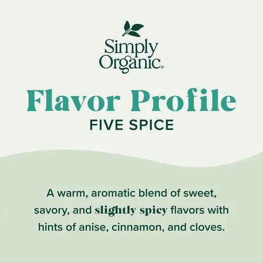 Simply Organic Five Spice Powder 2.01 oz.