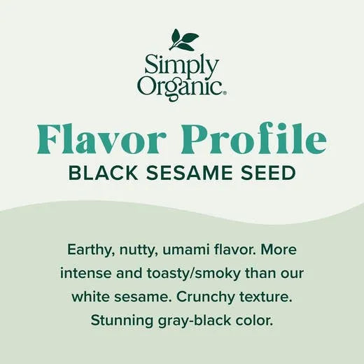 Simply Organic Black Sesame Seed 2.82 oz.