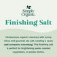Simply Organic Citrus Rosemary Finishing Salt 2.58 oz.