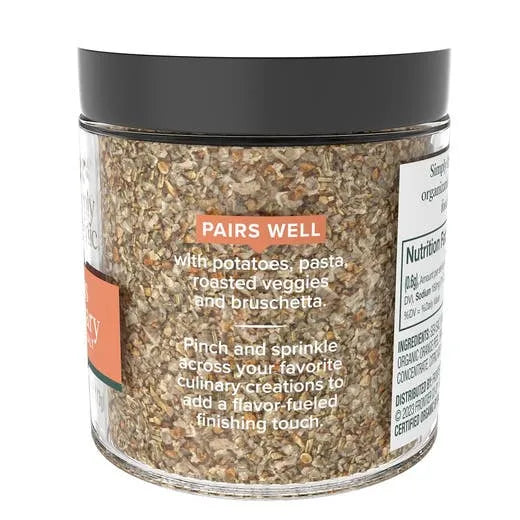 Simply Organic Citrus Rosemary Finishing Salt 2.58 oz.