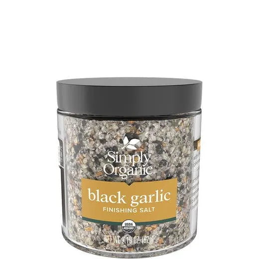 Simply Organic Black Garlic Finishing Salt 2.19 oz.