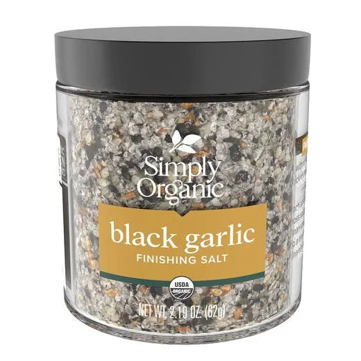 Simply Organic Black Garlic Finishing Salt 2.19 oz.