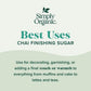 Simply Organic Chai Finishing Sugar 3.88 oz.