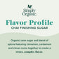 Simply Organic Chai Finishing Sugar 3.88 oz.