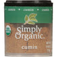 Simply Organic Cumin Seed Ground 0.46 oz.