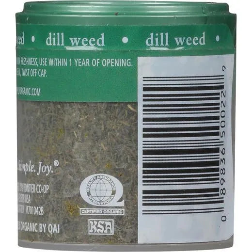 Simply Organic Dill Weed 0.14 oz.