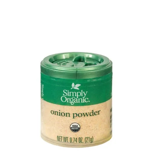Simply Organic, Onion, White Powder Organic 0.74 oz.