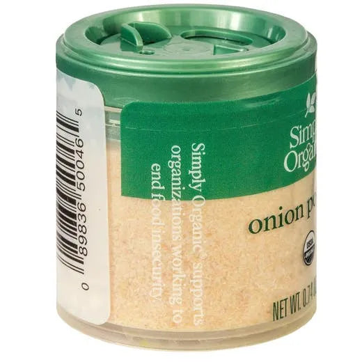 Simply Organic, Onion, White Powder Organic 0.74 oz.