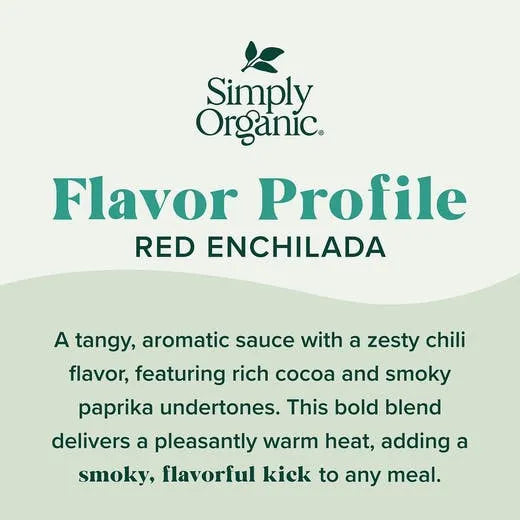 Simply Organic Red Enchilada Simmer Sauce 8.00 fl. oz.